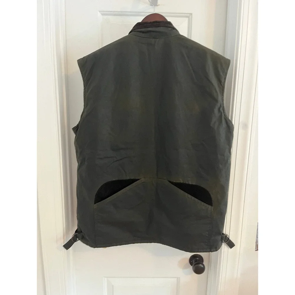 Belstaff Mens Waxed Cotton Shooting Vest